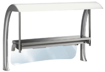 Верхняя стойка с 1 полкой 3 GN Electrolux 856244 (ZLSS12HS) в ШефСтор (chefstore.ru)